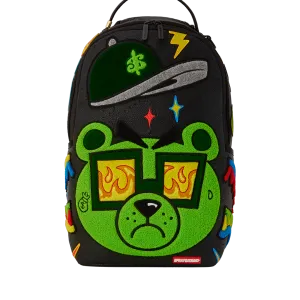 Sprayground Money Bear Mind Over Matter Backpack - Black / Green / White