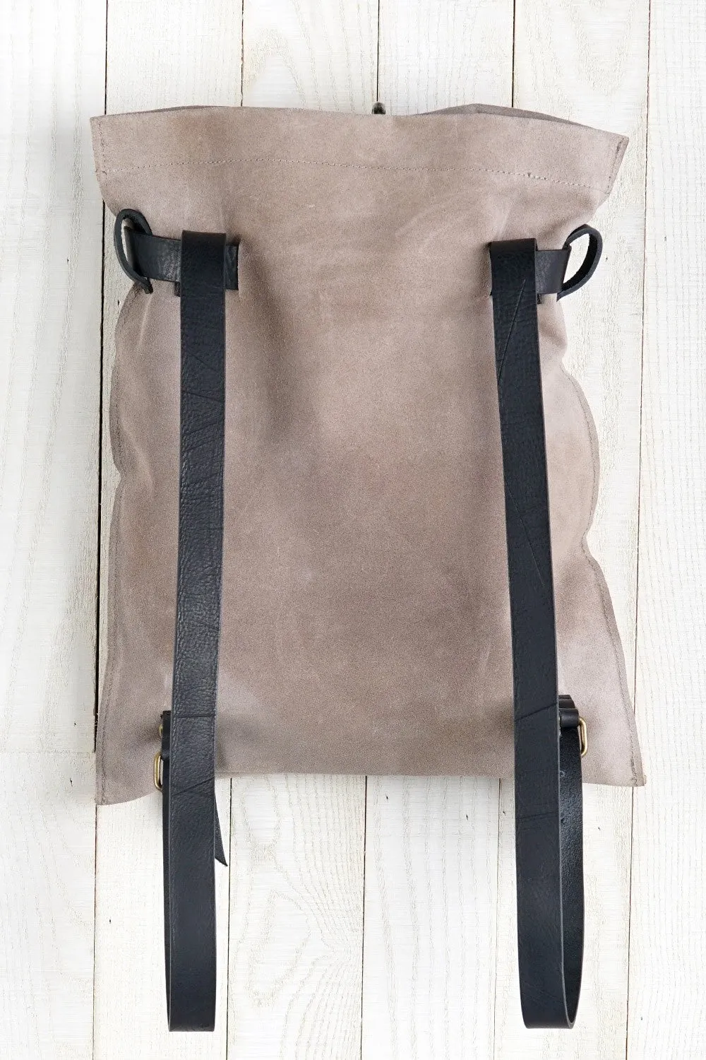 Suede Backpack