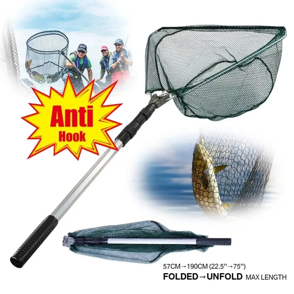 Telescopic Foldable or Telescopic Fishing Net