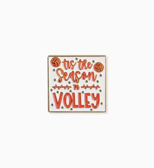 'Tis the Season to Volley Enamel Pin