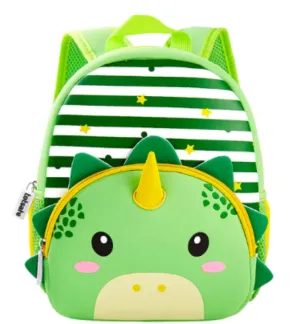 Totsafe 3D Neoprene Animal Backpack: Trion Triceratops (Green)