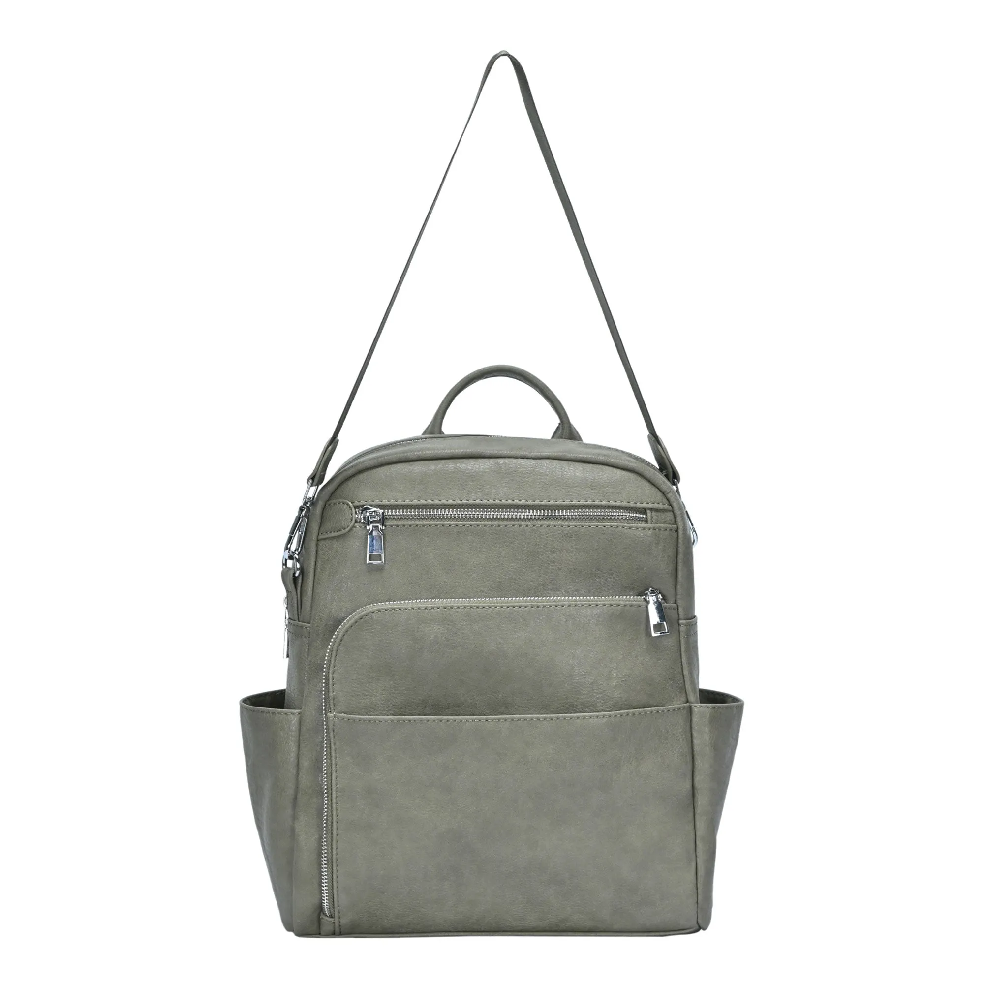 Willa Vegan Leather Utilitarian Backpack