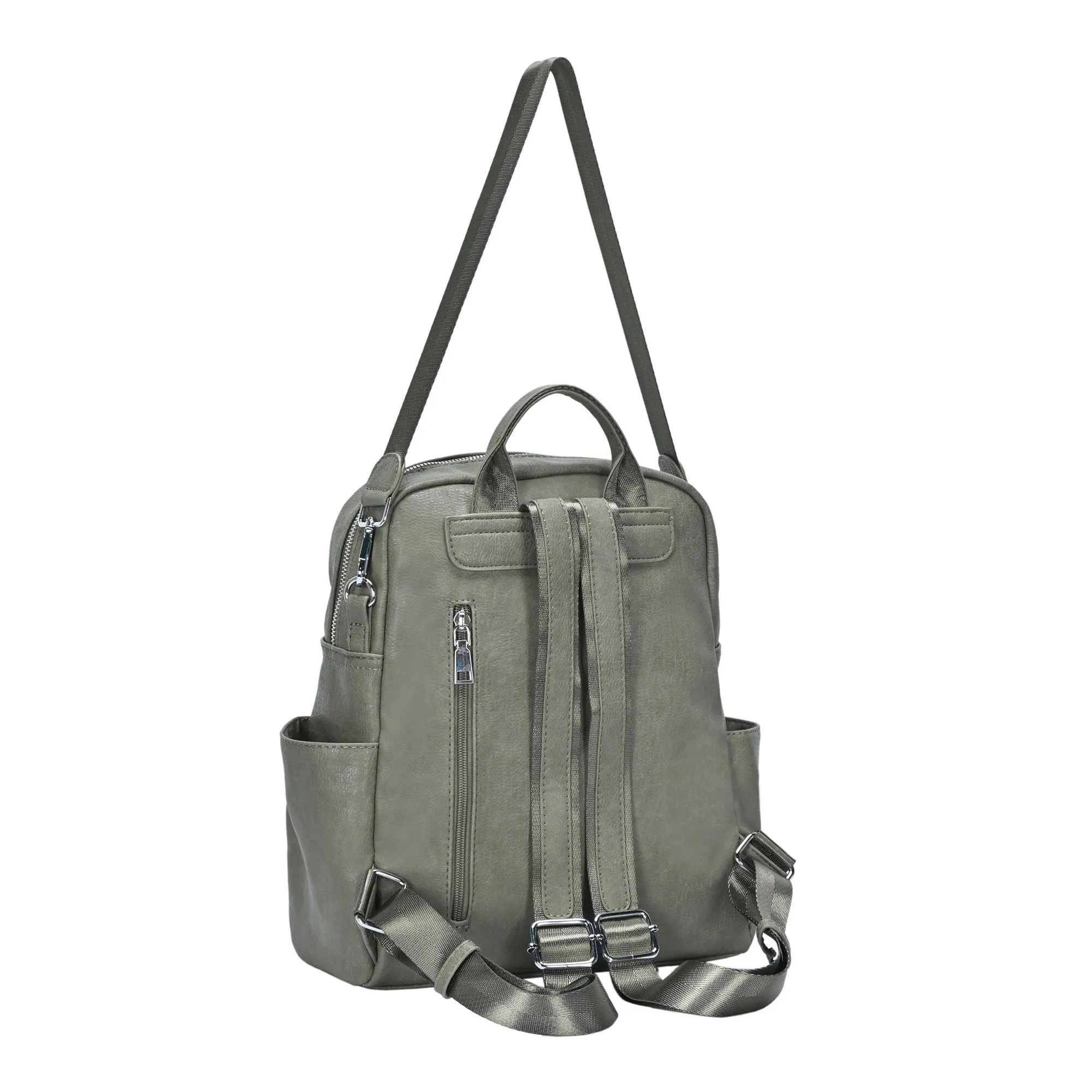 Willa Vegan Leather Utilitarian Backpack